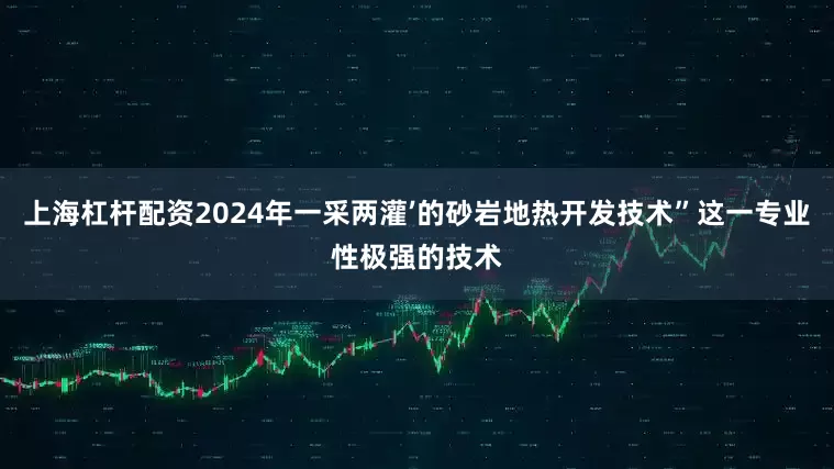 上海杠杆配资2024年一采两灌’的砂岩地热开发技术”这一专业性极强的技术